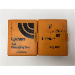 Two sets of reloading dies by Lyman comprising .303 British and  .44 Magnum; both in original boxes with paperwork