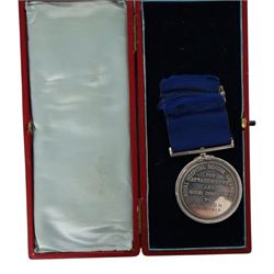 Most Excellent Order of the British Empire, M.B.E. breast badge and Greenwich Hospital School Medal for Attainments and Good Conduct medal, both awarded to Lt Ralph Dixon Roya Navy