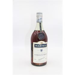 Martell, very special cognac 24fl oz 70% proof and Martell, Cordon Blue cognac 70cl 40% vol (2)