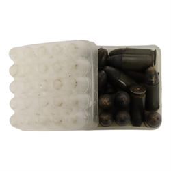 Collection of inert shells and cases, including 30mm Raden shell, L2A2 ammunition in clips etc 