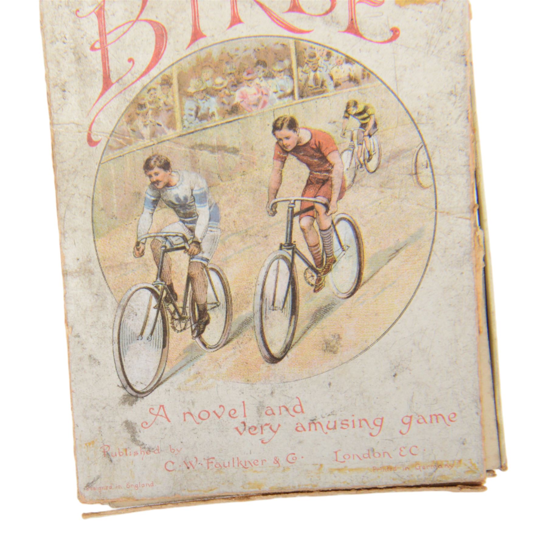 Early 20th century and later puzzles and games, including Bikee, 'A Novel and Very Amusing Game', by C.W. Faulkner & Co, Multum-In-Parvo Puzzle by RJ London, The Original 15 Puzzle by RJ London, The Chinese Zig-Zag 'A Wonderful and Extraordinary Puzzle', The Subway Puzzle by R Journet London, etc, all in glazed wooden display case