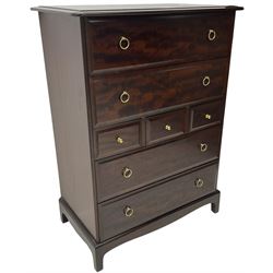 Stag Minstrel mahogany seven drawer chest