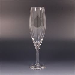 Dartington Crystal Charlotte suite for six, comprising wine, flutes, goblets and water glasses, all with boxes 