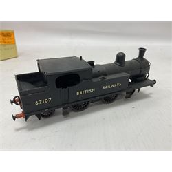 ‘00’ gauge - two kit built locomotives comprising Class F1 GCR/LNER/BR 2-4-2T no.5577 finished in LNER black with NC131 Nu-Cast box and purchase receipt; Class F2 GCR/LNER/BR 2-4-2T no.67107 finished in BR black (2) 