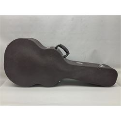 Tanglewood Dreadnought spruce and java wood acoustic guitar the three-piece back with mango spalted wood insert; in Faith hard carrying case; serial no.201147017 L103cm