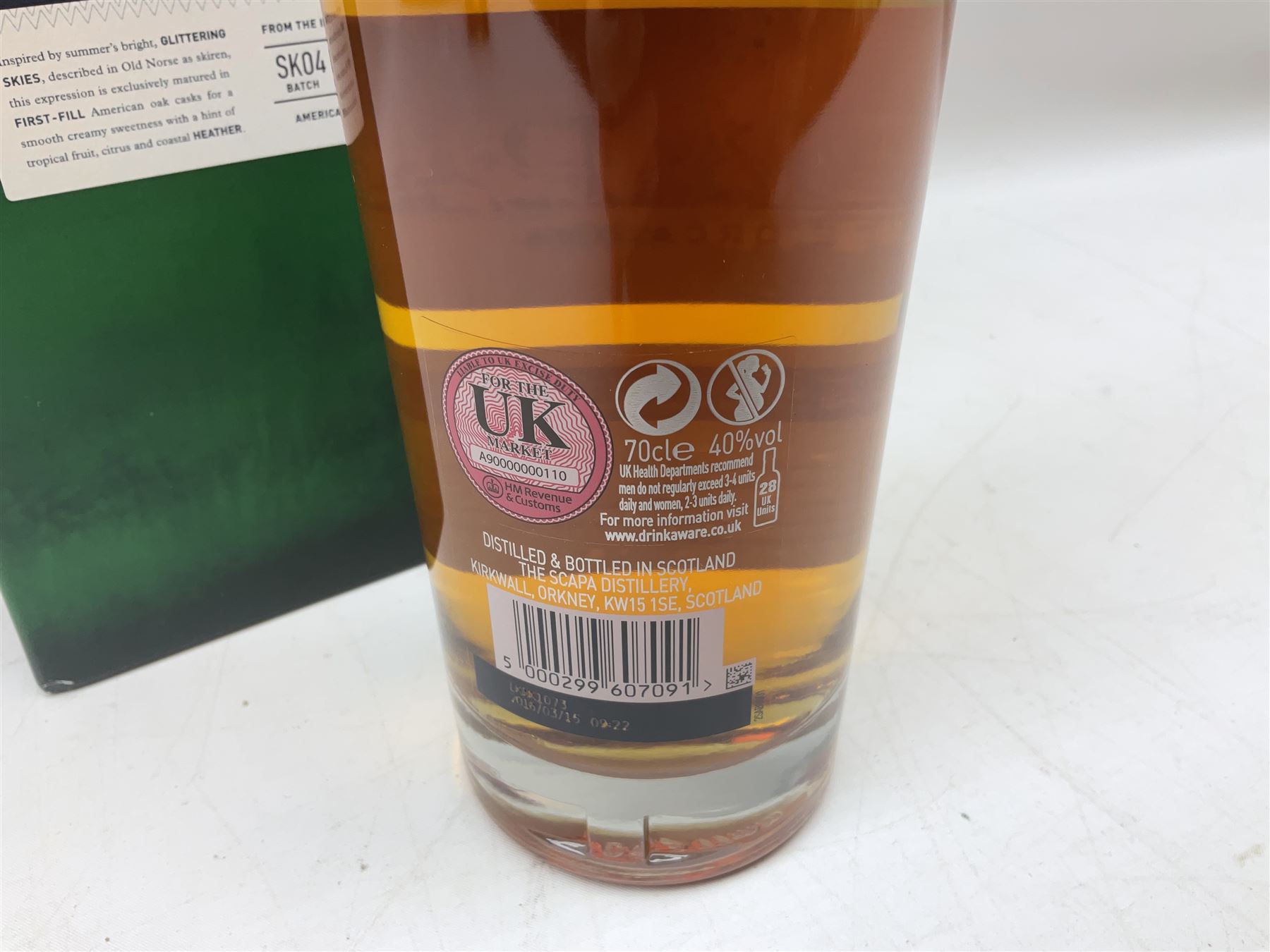 Scapa, The Orcadian single malt Scotch whisky, 70cl, 40% vol, Glenallachie, distillery edition speyside single malt Scotch whisky, 70cl, 40% vol, Glenfiddich, 12 year old, single malt Scotch whisky, 70cl, 40% vol and the Glenrothes, vintage reserve single malt whisky, 700ml, 40% vol (4)