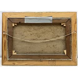 Alfred Henry Vickers (British 1834-1919): Rural Village Scenes, pair oils on canvas signed 28cm x 44cm (2)