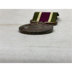 Edward VII Tibet 1903-4 bronze medal awarded to 481 Cooly Astarlir S & T Corps; with ribbon