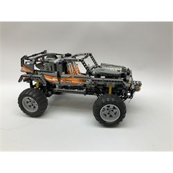 Lego - constructed Technics jeep with box no.8437 containing various sections; Technics sets  nos.42027 and 42020; Ninjago set no.2506; and twelve other boxed Lego items - nos. 7145, 31314NA, 3844, 75879, 7741, 70160, 5763, 31001, 4918, 40206, 6200 etc