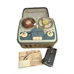 Grundig TK5 tape recorder, together with a Kodak No.2 Brownie camera model 120 