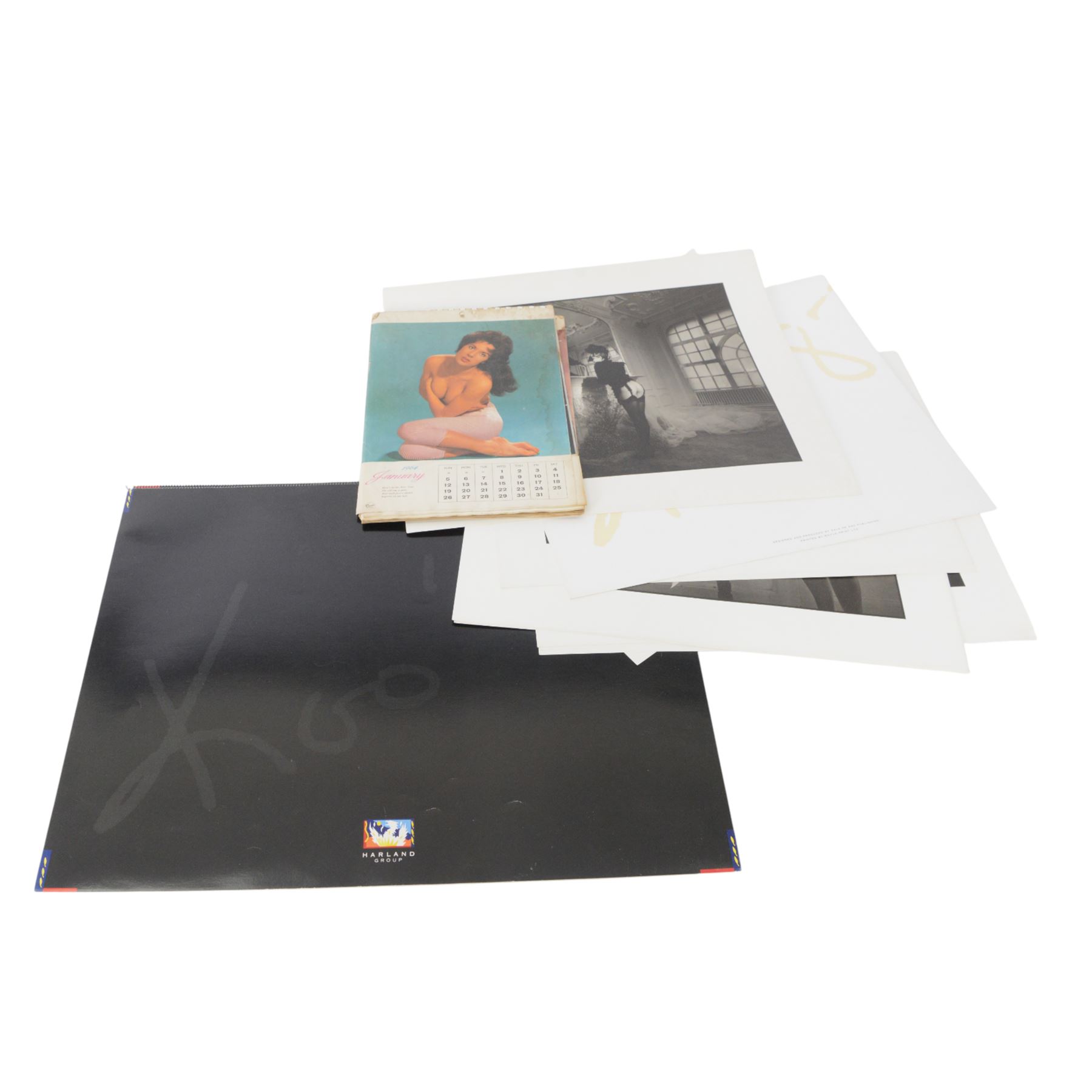Koo Sark prints and calendar, together with similar prints