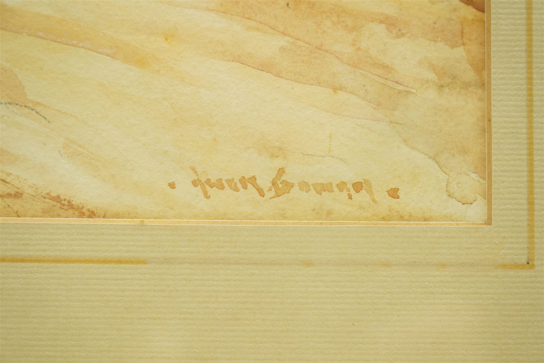 Owen Bowen (Staithes Group 1873-1967): Italianate Landscape, watercolour signed 27cm x 19cm