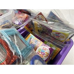 Large quantity of Mcdonalds toys to include Herbie and Polly Pocket in three boxes