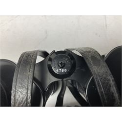 Eleven cased pairs of binoculars, to include Omiya 8x30, Tasco, Esde-Optik 8x40 Weitwinkel, Chinon 10x50 Field. Aico Rapide 8x30, Astralite zoom 6x- 14x32, etc