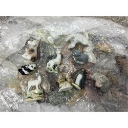 Large collection of Wade Whimsies and other similar animal figures 