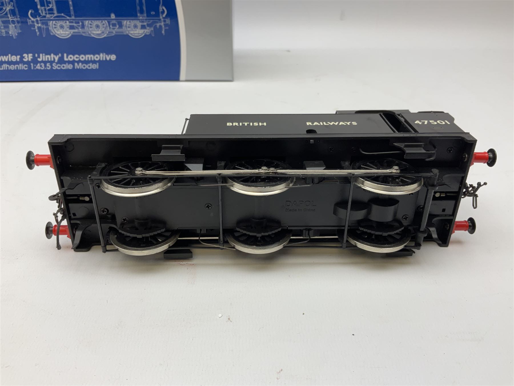 Dapol '0' gauge - Fowler 3F 'Jinty' 0-6-0 locomotive No.47501 in BR black; boxed