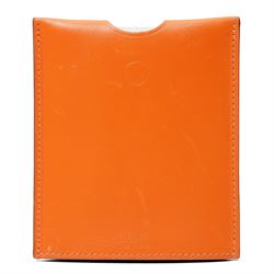 Hermès - ‘Press’ pocket torch, with orange leather sleeve