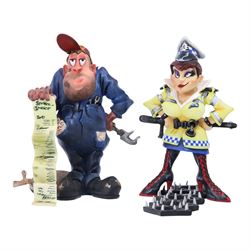 Country Artists Speed Freaks, including thirteen cars and a large collection of figures 