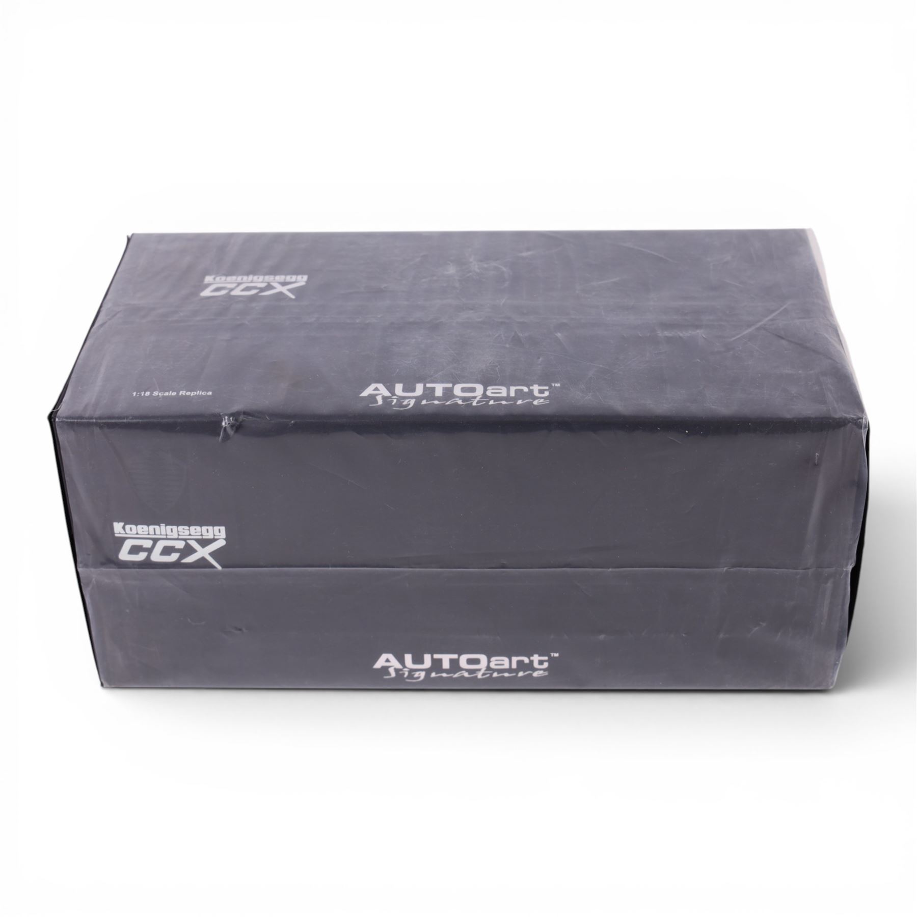 Autoart Signature 1:18 scale Koenigsegg CCX in orange, serial no. 1163, boxed with certificate of authenticity
