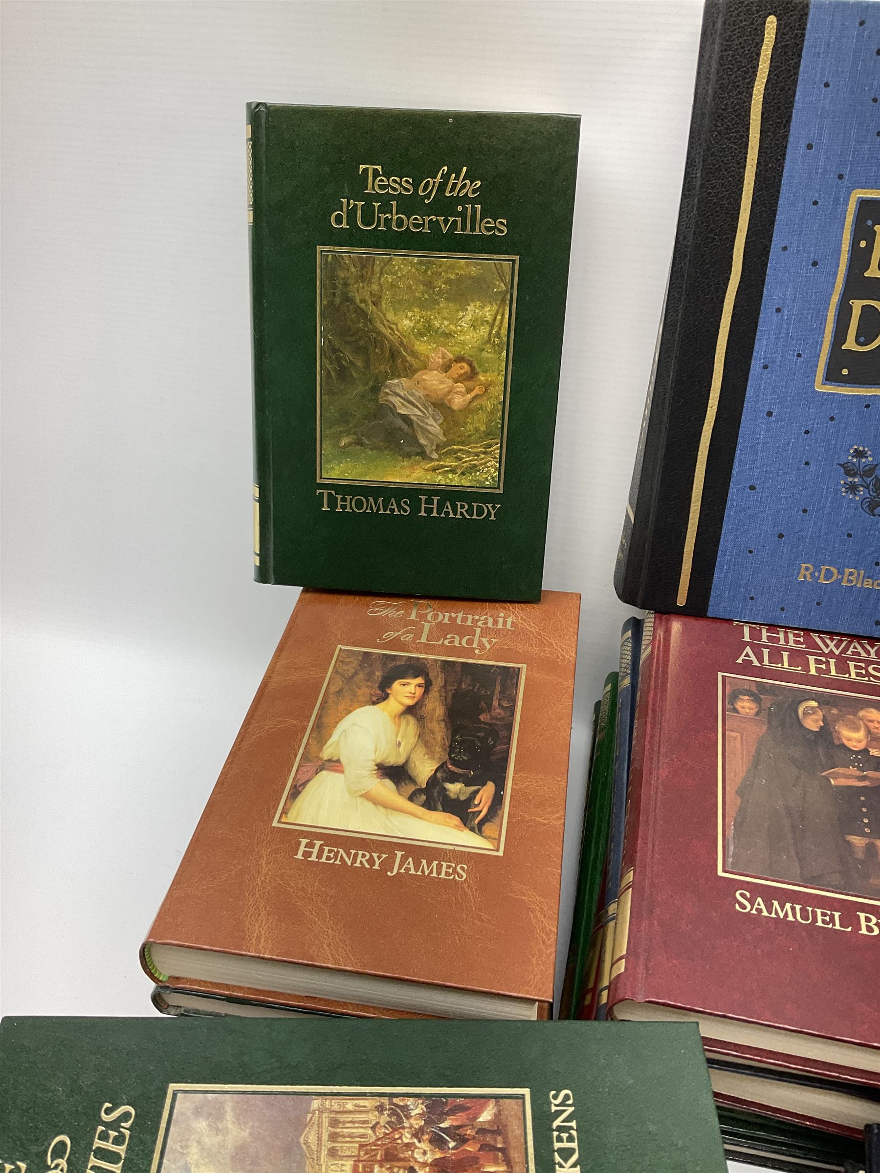 Collection of volumes from 'The Great Writers Library' by Marshall Cavendish series, to include Tess of the d'Urbervilles, Little Women, For Whom the Bell Tolls, A Tale of Two Cities, Far from the Madding Crowd, Jane Eyre, etc. 