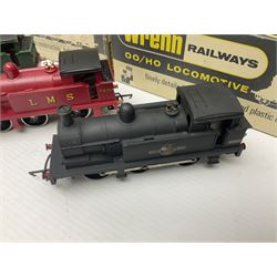 Wrenn '00' gauge - five Class R1 0-6-0 tank locomotives - No.7420 in LMS Red; No.31337 in BR Black; No.31340 in BR Malachite Green; No.1127 in Southern Green; all in boxes with instructions; and No.1127 in Southern Green; in associated Wrenn box (5)