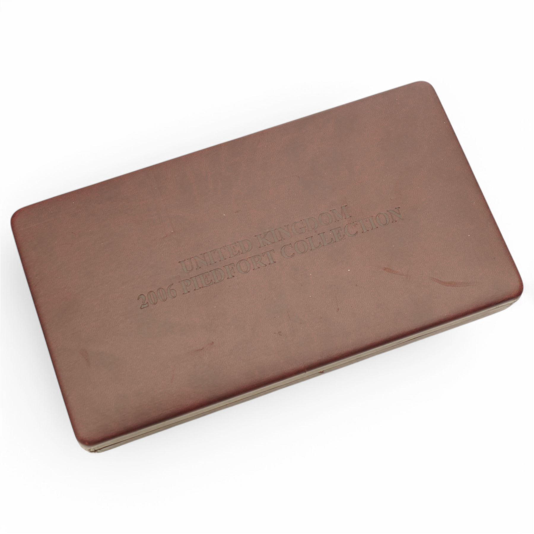 The Royal Mint United Kingdom 2006 silver proof piedfort six-coin collection, cased with certificate
