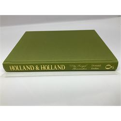 Dallas Donald: Holland & Holland The Royal Gunmaker The Complete History. 2003 Quiller Press; and three other books on guns by Diggory Hadoke - Hammer Guns in Theory and Practice. 2016; Vintage Guns for The Modern Shot. 2007; and The British Boxlock Gun & Rifle. 2012; all with dustjackets (4)