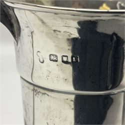 Two hallmarked silver trophies, tallest H15.5cm