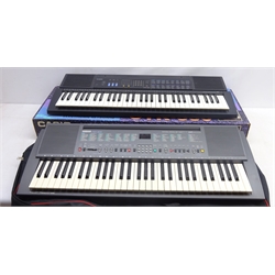  Yamaha 'PSR 300' electronic keyboard with soft carry case and a Casio 'CTK-530' electronic keyboard in original box  