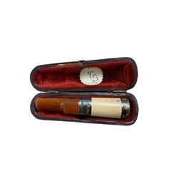 Collection of coins and banknotes, together with other collectables, including candle trimmer and snuffer, cigarette holder withe silver collar, hallmarked, brooch and other collectables 