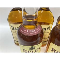 Teacher's Highland Cream Scotch whisky, 40% vol, 1l, three bottles and 70cl one bottle, together with Bell's Old Scotch whisky, 40% vol, 1l, two bottles and 70cl one bottle