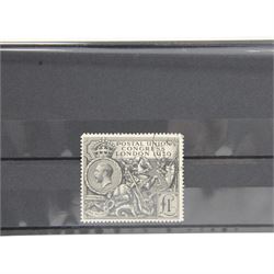 Great Britain King George V 1929 Postal Union Congress one pound stamp, used