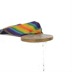 WWI medal trio, war medal, victory medal and 1914-15 star, WWII medals War medal, Defence Metal 1939-45 Star and The France and Germany Star, awarded to 8290 Pte A. Pearson Linc.R, together with his military pipe, engraved and WWI military silk for Lincolnshire regiment