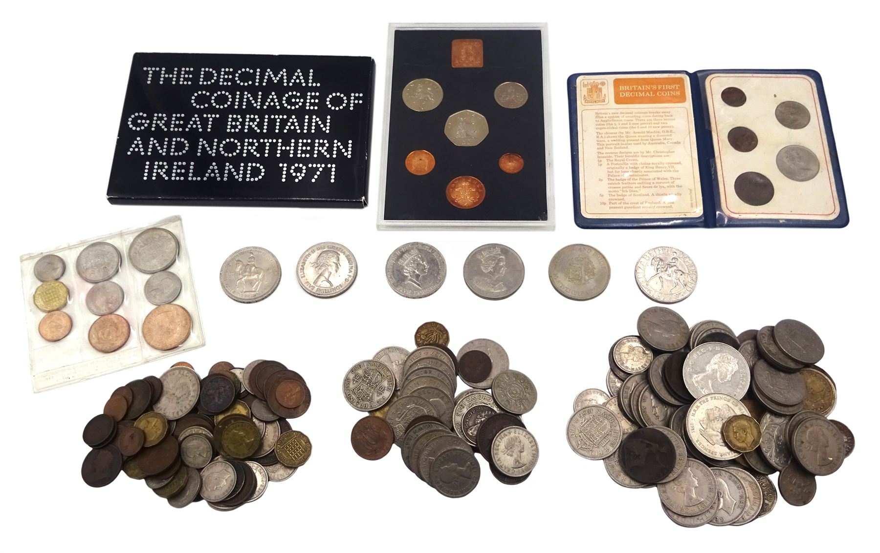 Mostly Great British coins including two Queen Elizabeth II five pounds |  Coins, Tokens & Banknotes | 53298