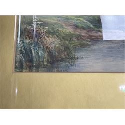 Three highland cattle oils on canvas, Trevor Mitchell landscape oil, landscape watercolour, still life watercolour, etc