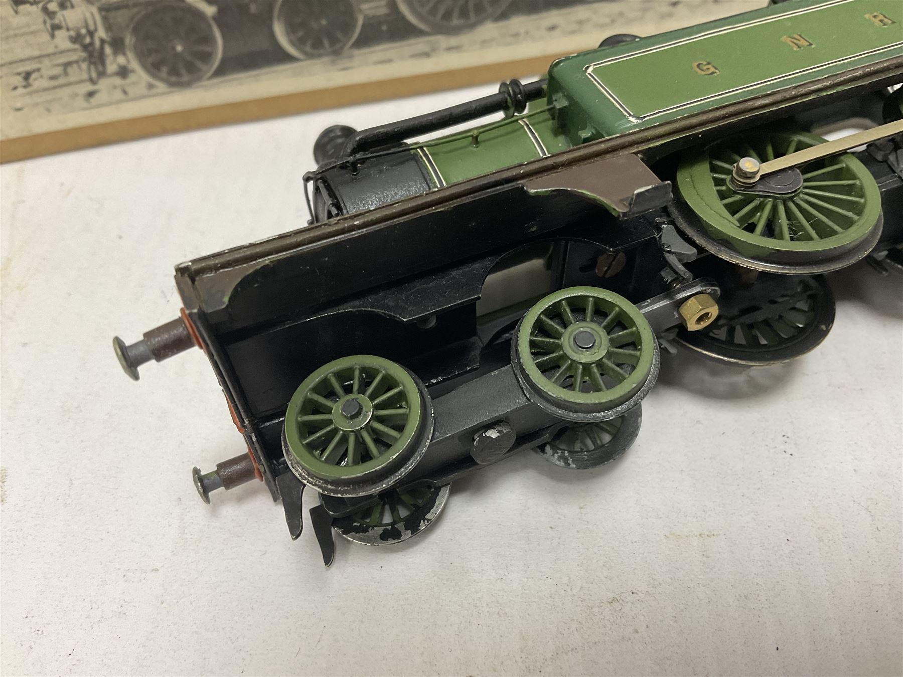 ‘00’ gauge - two kit built steam locomotives comprising Class N7 LNER/BR 1/4/5 0-6-2T no.69614 finished in BR black with South Eastern Finecast box; Class C12 GNR/LNER/BR 4-4-2T no.1527 finished in GNR green with plain brown box labelled ‘Finecast’ (2) 