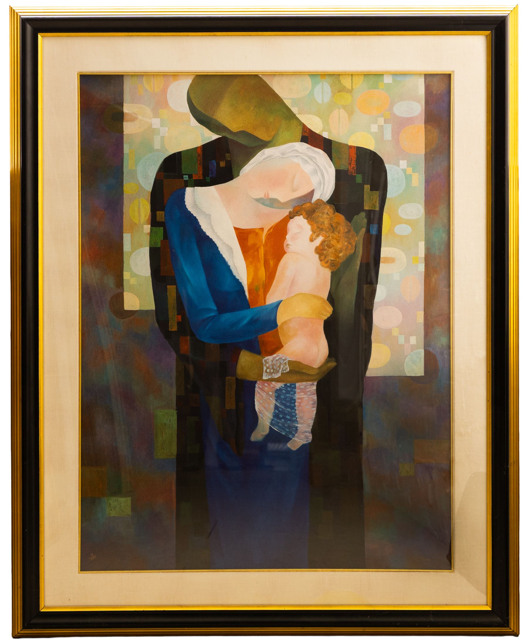 Ara Berberyan 'Arbe' (Armenian 1958-): 'Antanik', large limited edition giclée print signed and numbered 4/150 in pen 100cm x 75cm