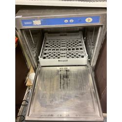 Hobart FX800 70 glass washer - spares or repairs- LOT SUBJECT TO VAT ON THE HAMMER PRICE - To be collected by appointment from The Ambassador Hotel, 36-38 Esplanade, Scarborough YO11 2AY. ALL GOODS MUST BE REMOVED BY WEDNESDAY 15TH JUNE.