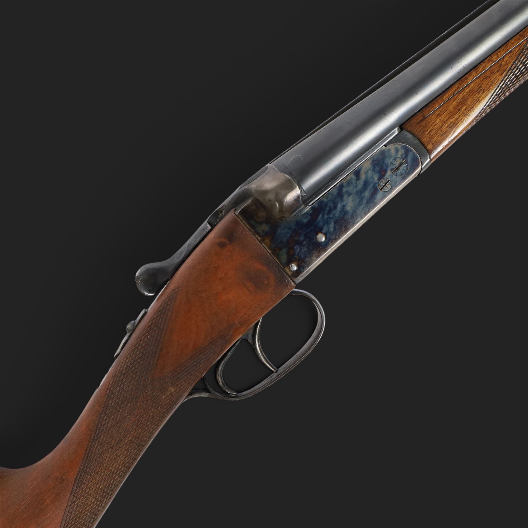 AYA Yeoman 20 bore double trigger, boxlock, side by side double barrel shotgun with 68.5cm (27