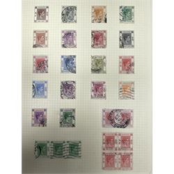 Hong Kong Queen Victoria and later stamps, including 1874-1902 postal fiscal stamps, various King Edward VII issues including one dollars, China overprints etc, housed on pages