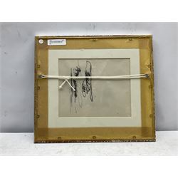 Joseph Richard Bagshawe (Staithes Group 1870-1909): Fishermen in a Sailing Coble, unsigned pencil with sketch verso 17cm x 21cm
Provenance: acquired direct from the trustees of the Bagshawe Estate when the final part of the artist's studio collection was dispersed in Whitby in the 1990s, never previously been on the open market 
