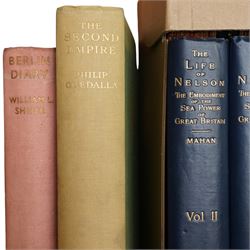 Empire, War and Battle Interest - Mahan, Captain AT 'The Life of Nelson - The Embodiment of Sea Power of Great Britain', McKenna, M 'I Was a Spy!', 'Napoleon' Ludwig, Emil, 'In the World War' Czernin, Count Ottokar, Fitchett 'Fights For the Flag', and others