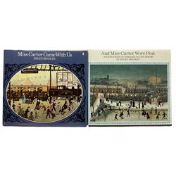 Helen Layfield Bradley (British 1900-1979): 'It was a Beautiful Place' and 'Our Picnic', two limited edition colour prints signed in pencil together with 'Miss Carter Came with Us' and 'Miss Carter Wore Pink', two books by Helen bradley max 47cm x 69cm (4)