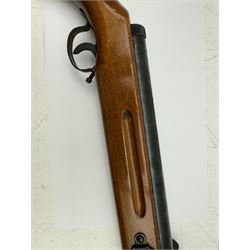 Chinese model 55 .22 break barrel air rifle with telescopic sight 