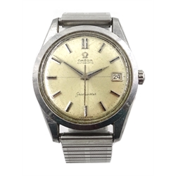  Omega Seamaster stainless steel gentleman's automatic wristwatch calibre 562, with date aperture, on expandable strap  