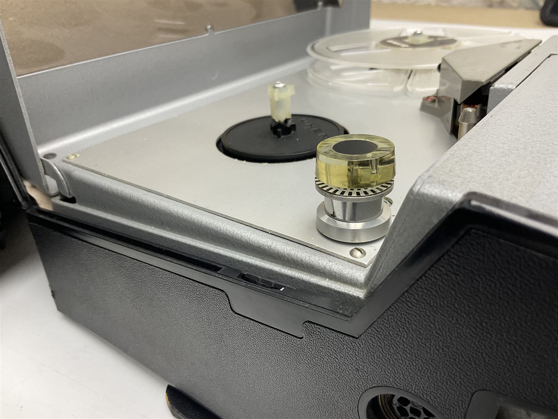 Uher 4100 Report-V professional tape recorder, with case, together with Uher 4000 Report professional tape recorder 