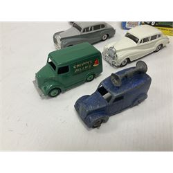 Dinky/Corgi - Dinky Bedford 10cwt Van ‘Kodak’ no.480, boxed; Corgi Bentley Continental Sports Saloon no.224 in replica box; along with further loose, playworn and repainted models to include Dinky Rolls-Royce Silver Wraith and Phantom V models etc 