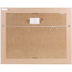 Angus Bernard Rands (British 1922-1985): Village Haystacks and Trees, three pastels signed, largest 44cm x 70cm (3)