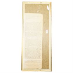 W Rawson (British Early 19th century) after John Cary (British 1754-1835): 'A Plan of the Level of Ancholme in the County of Lincoln', engraved map reduced to a scale of 1/4 mile to an inch from the 1767–8 survey by E Johnson and J Dickinson, pub. 1815, 20cm x 66cm; Francis Wilkinson & John Fotherby (British 17th century): 'A Map of the Level lying upon the River of Ancholme in the County of Lincoln, 17th century engraved map pub. Dugdale's 'History of Imbanking and Draining' c.1640, 15cm x 40cm (2) (unframed)