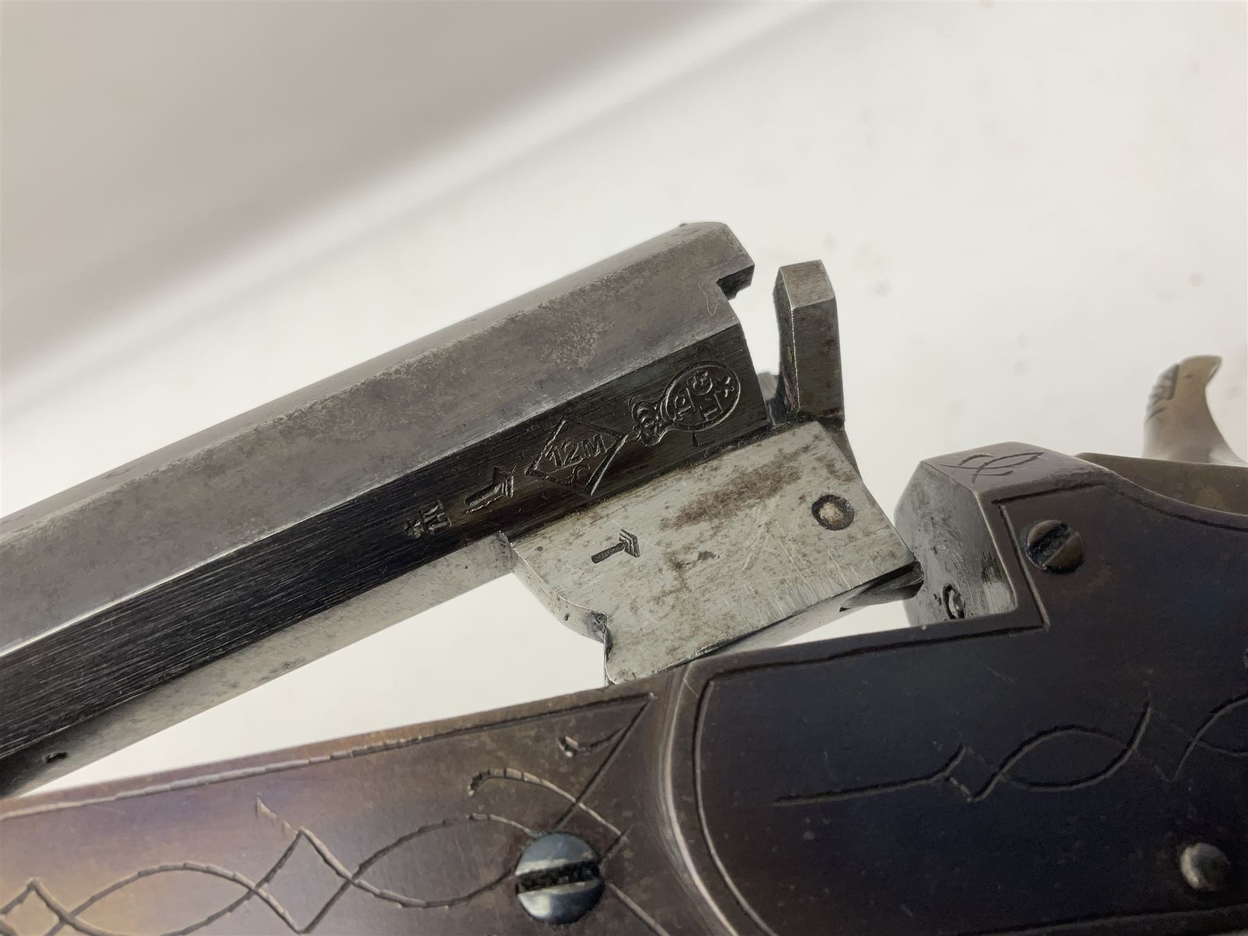 SHOTGUN CERTIFICATE REQUIRED - Belgian .410 folding single barrel hammer shotgun, with 75cm(29.5